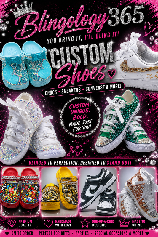 Custom crocs and sneakers order